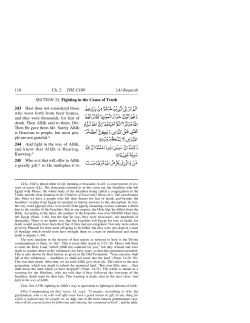 SECTION 32: Fighting in the Cause of Truth 243 Hast thou not