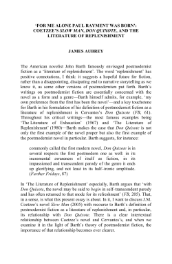 Slow Man, Don Quixote