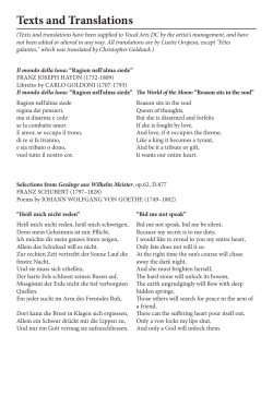 Texts and Translations