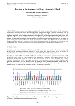 Problems in the development of higher education in Poland