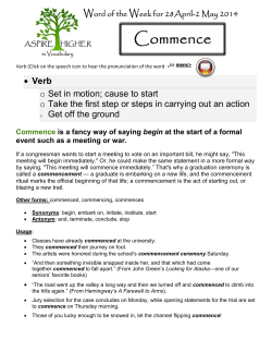 Commence - Pine Creek High School