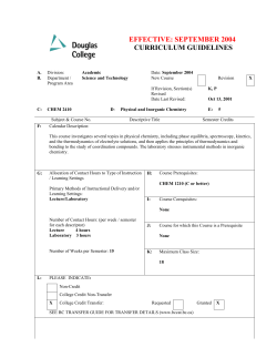 effective: september 2004 curriculum guidelines
