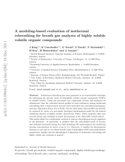 A modeling-based evaluation of isothermal rebreathing for breath