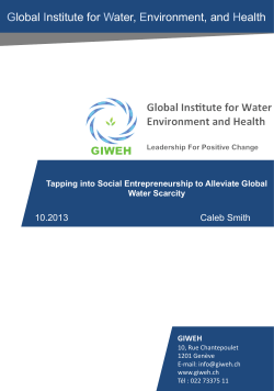 Global Institute for Water, Environment, and Health