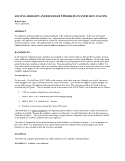 solving adhesion and die buildup problems in extrusion