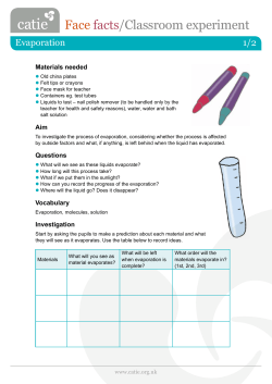 Face facts/Classroom experiment
