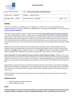 influenza policy