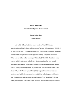 Heroic Masochism - Library of Social Science