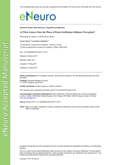 At What Latency Does the Phase of Brain Oscillations