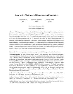 Assortative Matching of Exporters and Importers