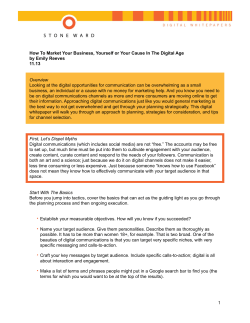 Digital Whitepaper November 13 How To Market In