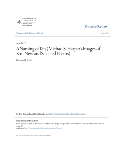 Michael S. Harper`s Images of Kin: New and Selected Poems