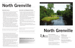 North Grenville - Rideau Valley Conservation Authority