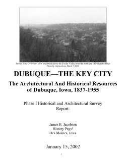 Phase I - City of Dubuque