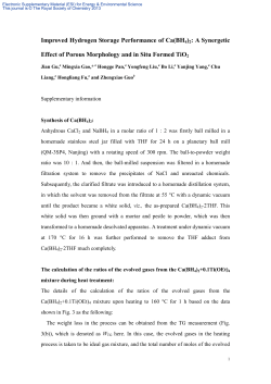 Supplementary information - Royal Society of Chemistry