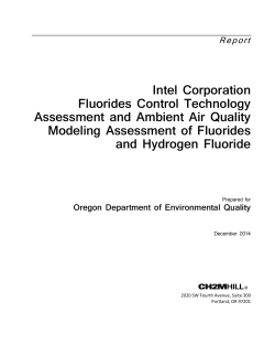 Fluorides Control Technology Assessment