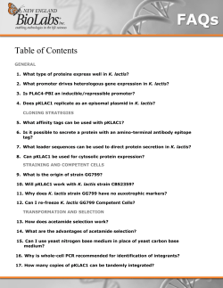 Table of Contents