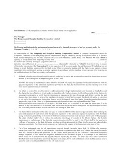 Fax Indemnity Form