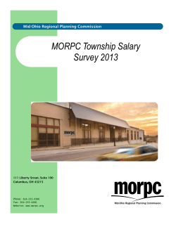 MORPC Township Salary Survey 2013