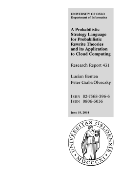 A Probabilistic Strategy Language for Probabilistic Rewrite Theories