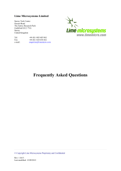 Frequently Asked Questions