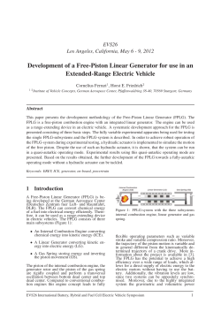 Development of a Free-Piston Linear Generator for use