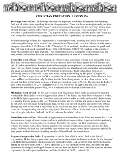 systematic theology - Armenian Reformed Bible Church