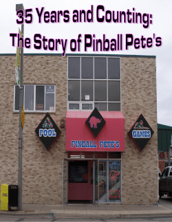 35 Years and Counting &ndash; the Story of Pinball