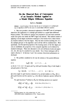 a Model Elliptic Difference Equation