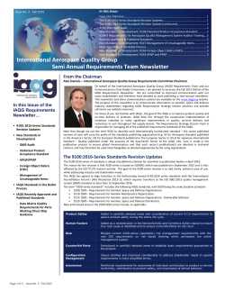 International Aerospace Quality Group Semi