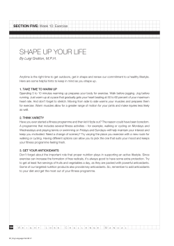 shapE up your LIFE