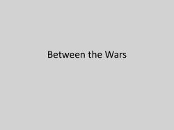Between the Wars