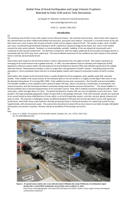 Draft 2.1 - posted 01 May 2012 - Institute for Celestial Geodynamics