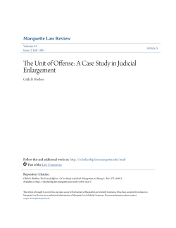 A Case Study in Judicial Enlargement