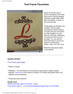 Text Frame Flourishes