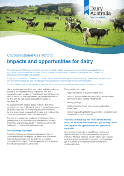 Impacts and opportunities