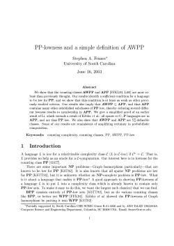 PP-lowness and a simple definition of AWPP Stephen A