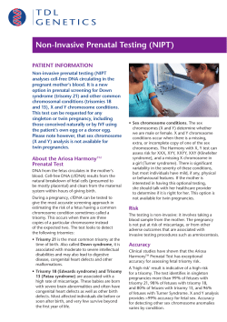 fact sheet - Expectations Pregnancy Ultrasound Studio