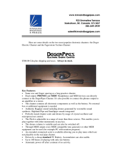 Always in stock - Kinnaird Bagpipes