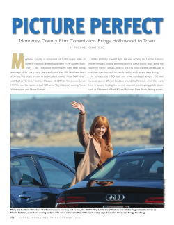 Read PDF Article - Monterey County Film Commission