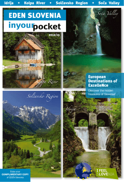 EDEN SloVENIa
