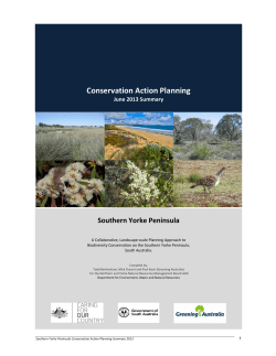 Conservation Action Planning - Natural Resources South Australia