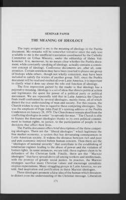 the meaning of ideology - Open Access Journals at BC