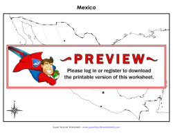 Mexico - Super Teacher Worksheets
