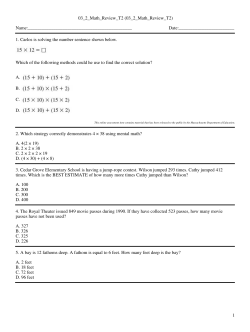 03_2_Math_Review_T2 - Britt Elementary School