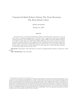 Commercial Bank Failures During The Great Recession: The Real