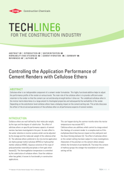 TechLine6 - Dow Construction Chemicals