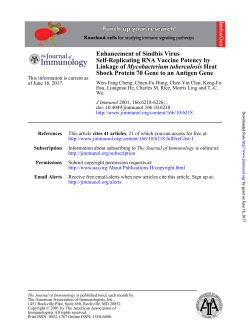 Shock Protein 70 Gene to an Antigen Gene Heat Mycobacterium