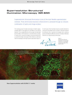 Superresolution Structered Illumination Microscopy