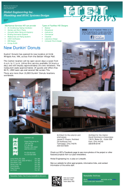 New Dunkin` Donuts - HEI Engineering Group